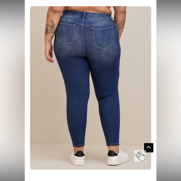 NWT Bombshell Skinny Premium Stretch High-Rise Jean size 20 SHORT - Picture 4 of 6